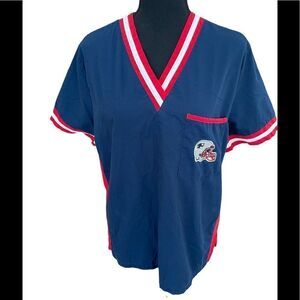 New England Patriots NFL scrub top, size Small